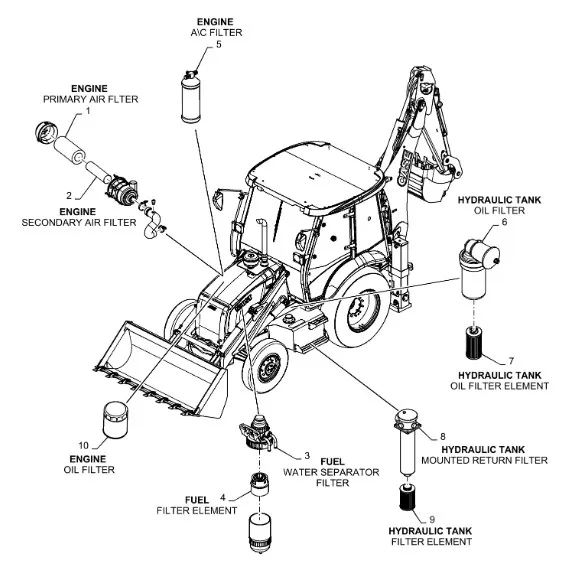 BU4430037 - Фильтр гидробака